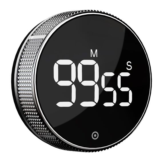BlueSnail Küche Timer mit LED Digital Display Smart Efficana für Home Classroom Gym Büro, Lautstärke und Helligkeit einstellbare Produktivität Timer