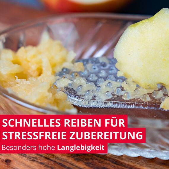 Westmark Apfelreibe, Fassungsvermögen: 140 ml, Glas, Transparent, 115222E1