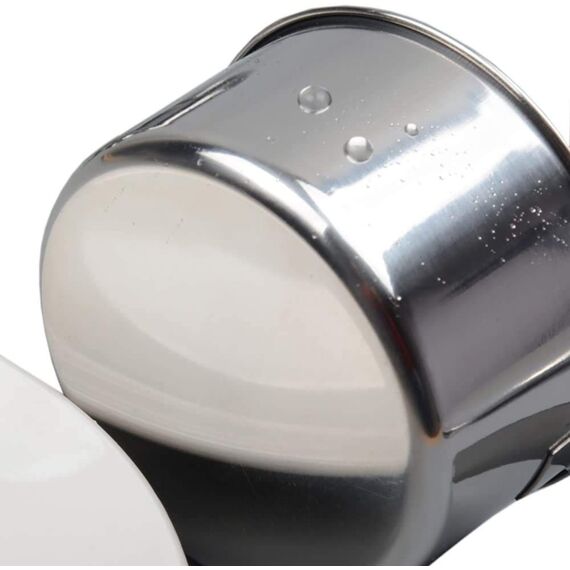 Yizish Edelstahl Messbecher und Löffel mit Meßlineal, Küche Umrechnungstabelle Set von 10 Für Trockene und Flüssige Zutaten