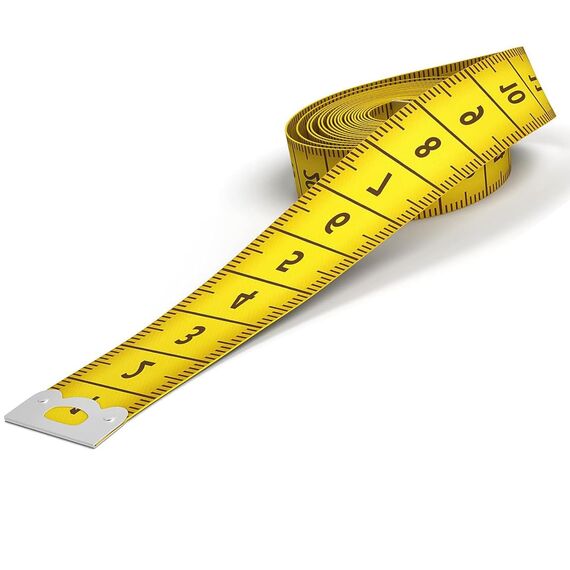 SchneidermaßBand for Sewing Weiches Doppelmaßband 200 cm / 78 Zoll Maßband mit Knopf, Körper- und Umfangsmaßband für Schneider, Handwerker und Haushalte(Gelb)