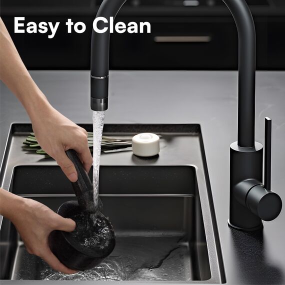 H&S Mörser mit Stößel aus Granit - ⌀ 12 cm - Stabiler Tablettenmörser - Schützt Arbeitsplatten - Einfache Reinigung und Pflege - Ideal zum Mahlen von Gewürzen Nüssen Medikamenten