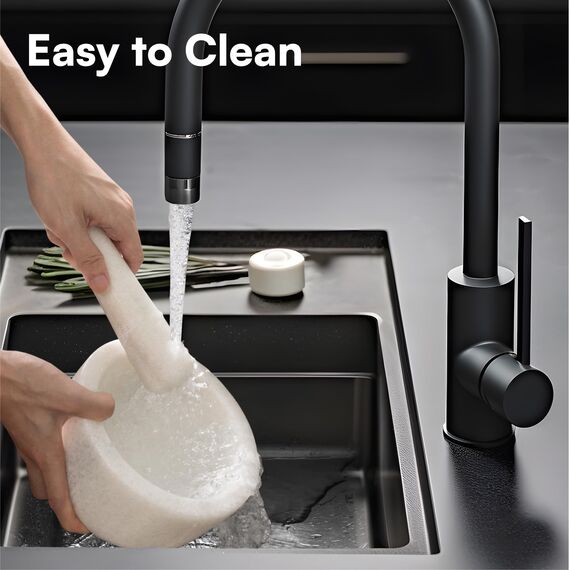 H&S Mörser mit Stößel aus Marmor groß - ⌀ 18 cm - Stabiler Tablettenmörser - Schützt Arbeitsplatten - Einfache Reinigung - Zum Mahlen von Gewürzen Nüssen Medikamenten