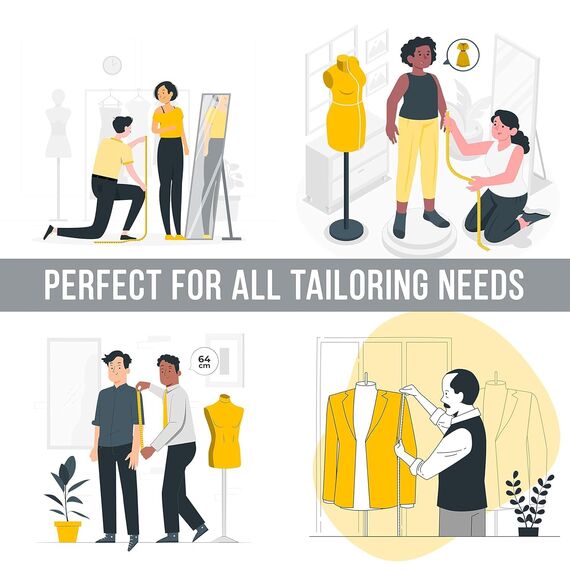 4 Bände Maßband Körpe 200cm/79 Zoll, Schneidermaßband Doppelseitige Measuring Tape Flexible Bandmaß Massband Schneider Mit Knopf Umfangmaßband Für Haushalte Handwerker Schneider