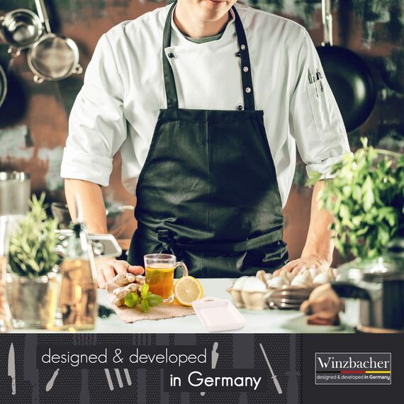 Winzbacher - DAS ORIGINAL - Keramik Ingwerreibe | ideal für Ingwer, Kurkuma und Knoblauch | Spülmaschinenfest | Optimal für die Zubereitung von Ingwertee