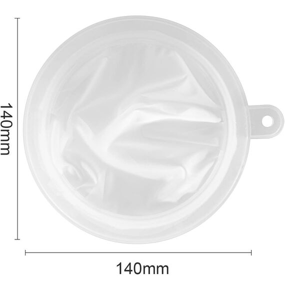 HAUSPROFI 5 Zoll Trichter aus Edelstahl und 200 Mesh Filter Jam Straining Set Sieb für die Übertragung von flüssigen Zutaten