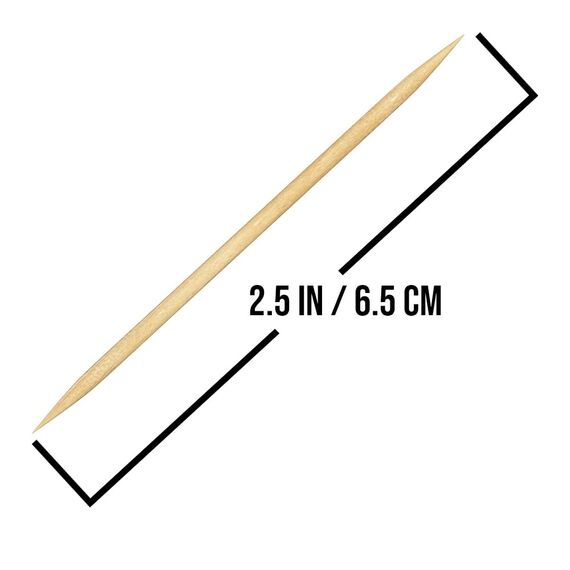 3000 Stück Bambus-Zahnstocher - Doppelt gespitzte Holzstäbchen - Für Persönliche Hygiene, Vorspeisen-Spieße, Cocktail-Sticks, Zahnstocher oder Kunst & Basteln - von Mobi Lock