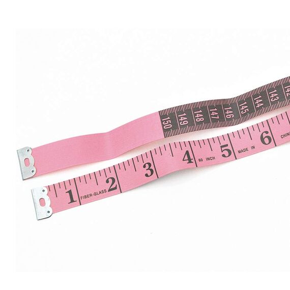 WINTAPE Schneidermaßband/Maßband Körper/Masband körpermaße/Körpermaßband, 150cm Maßband(Rosa)
