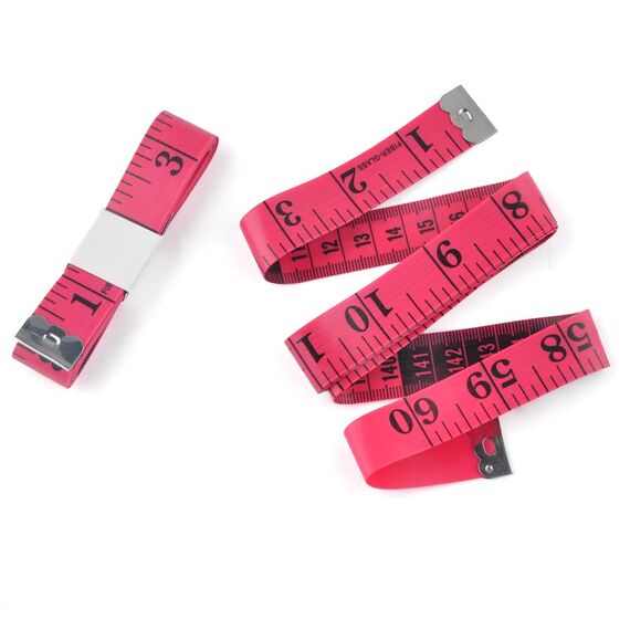WINTAPE Schneidermaßband/Maßband Körper/Körpermaßband, 150cm (Rosa)