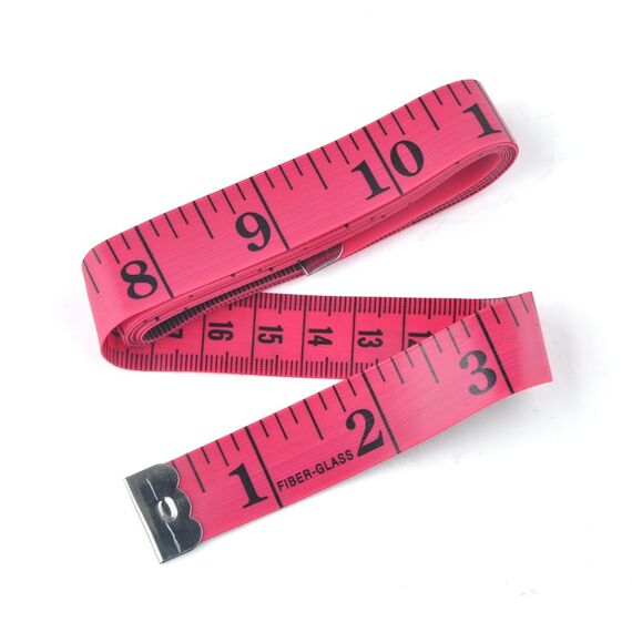 WINTAPE Schneidermaßband/Maßband Körper/Körpermaßband, 150cm (Rosa)