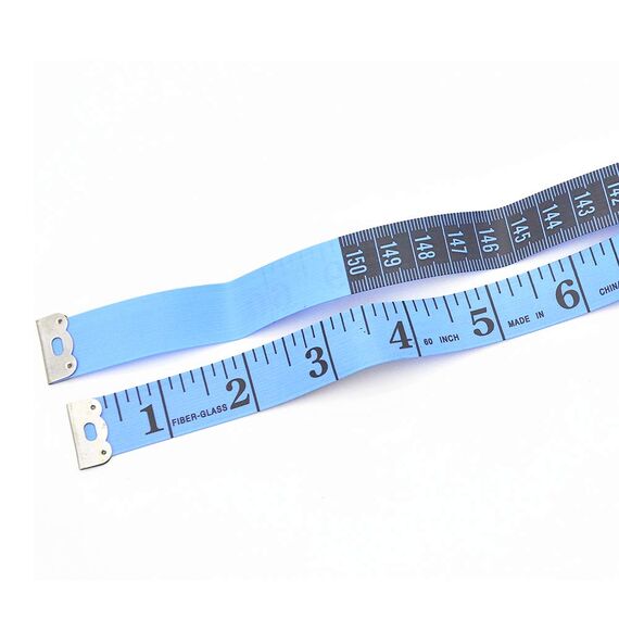 WINTAPE Schneidermaßband/Maßband Körper/Masband körpermaße/Körpermaßband, 150cm Maßband (Blau)