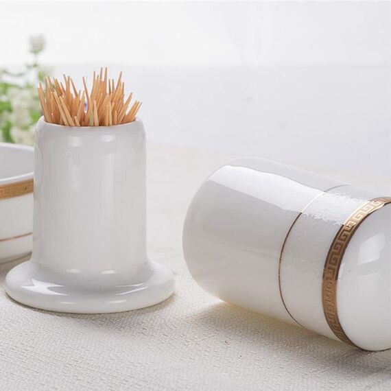 1000 Stück Bambus-Zahnstocher - Doppelt gespitzte Holzstäbchen - Für Persönliche Hygiene, Vorspeisen-Spieße, Cocktail-Sticks, Zahnstocher oder Kunst & Basteln - von Mobi Lock