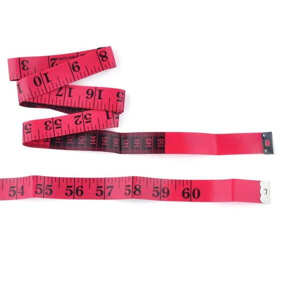 WINTAPE Schneidermaßband/Maßband Körper/Körpermaßband, 150cm (Rosa)