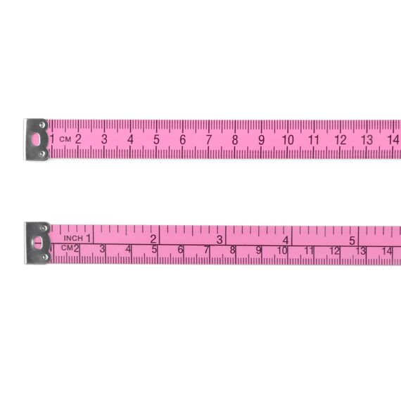 WINTAPE Schneidermaßband/Maßband Körper/Masband körpermaße/Körpermaßband, 150cm Maßband (Rosa)