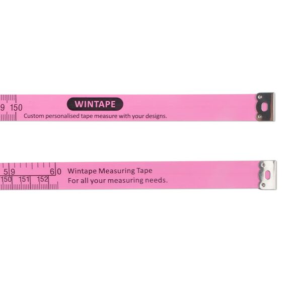 WINTAPE Schneidermaßband/Maßband Körper/Masband körpermaße/Körpermaßband, 150cm Maßband (Rosa)