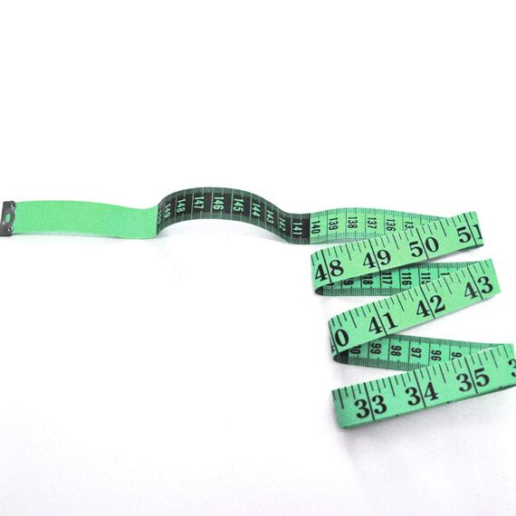 WINTAPE Schneidermaßband/Maßband Körper/Masband körpermaße/Körpermaßband, 150cm Maßband (Grün)