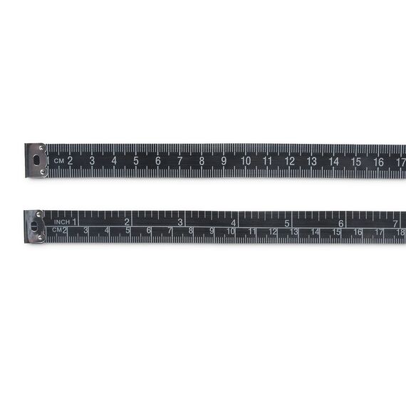 WINTAPE Schneidermaßband/Maßband Körper/Masband körpermaße/Körpermaßband, 150cm Maßband (Schwarz)