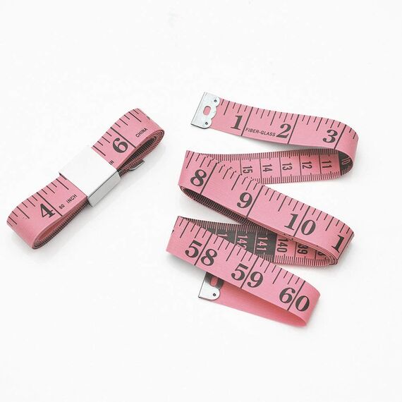WINTAPE Schneidermaßband/Maßband Körper/Masband körpermaße/Körpermaßband, 150cm Maßband(Rosa)
