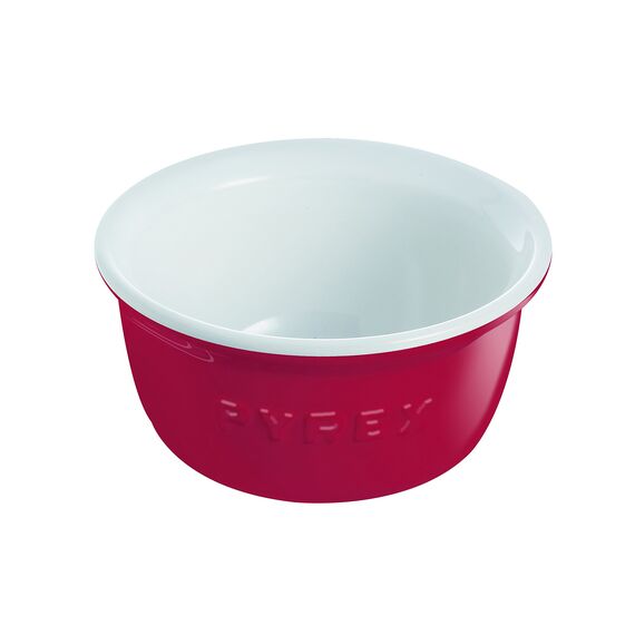 Pyrex 7611509 impressions Dessertform, 2 Stück Set, Durchmesser 9 cm, rot
