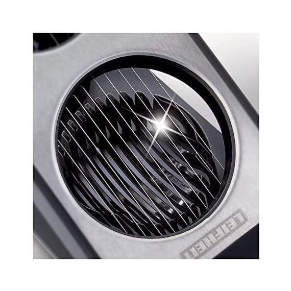 Leifheit Eierschneider Combi ProLine-Serie mit 3 Funktionen, Champignonschneider schneidet sauber und exakt, Küchenhelfer zum Schneiden von Eiern, Pellkartoffeln, rostfreier Schneidedraht, silber