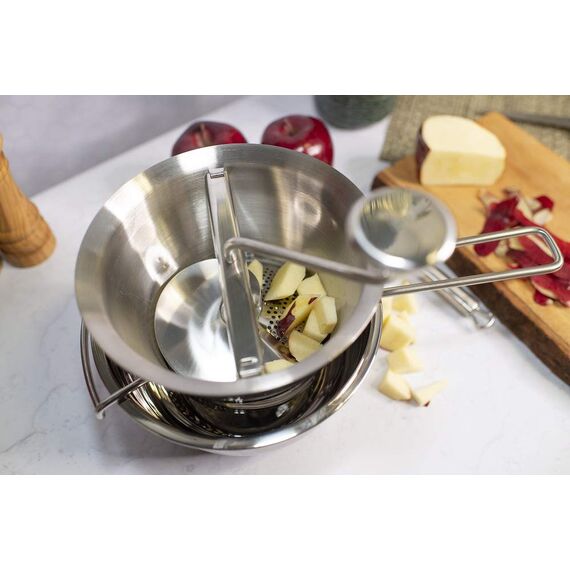 Küchenprofi 09 6600 28 20 Passiergerät PROFI, Edelstahl, silber