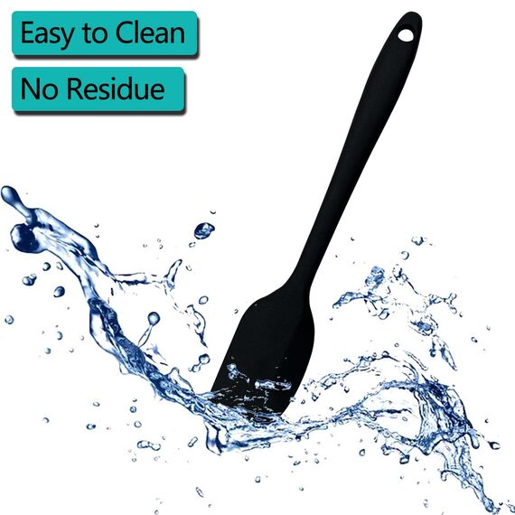 Silikon Löffel Spatel, Wok Spatel, Antihaft-Küchenutensilien mit Stahlkern zum Kochen, 1 Kleiner Silikon Spatel, 1 Große Spatel und 1 Löffel Spatel