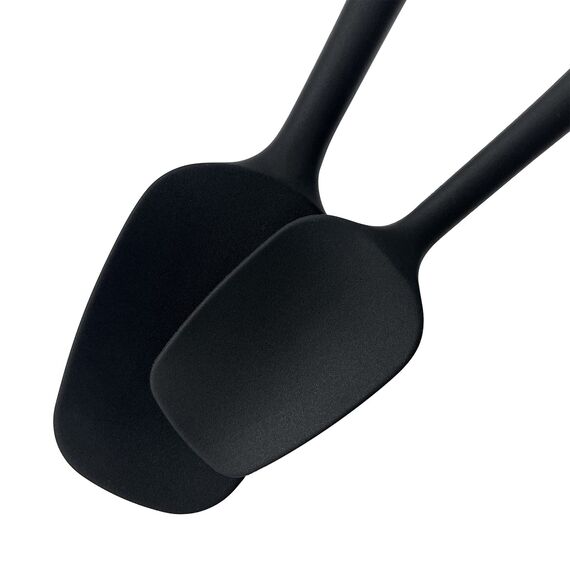 Silikon Löffel Spatel, Wok Spatel, Antihaft Küchenutensilien mit Stahlkern zum Kochen, ein kleiner Spatel und große Spatel