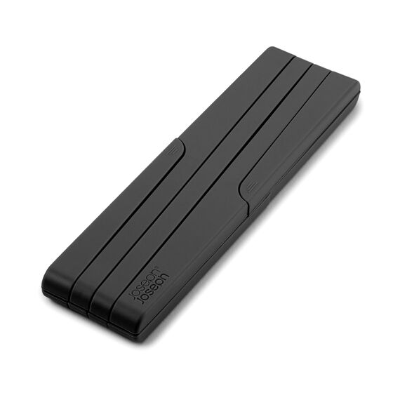 Joseph Joseph Ausziehbarer Rutschfeste, hitzebeständiger Untersetzer, Arbeitsplatte Schutz für Heiße Pfannen und Heiße Gerichte, Nylon - Schwarz