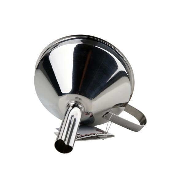 Fackelmann Trichter, Ø 10 cm, hochwertiger Küchenhelfer aus Edelstahl, Einfülltrichter für Flaschen und Gläser, Menge: 1 Stück, Farbe: silber
