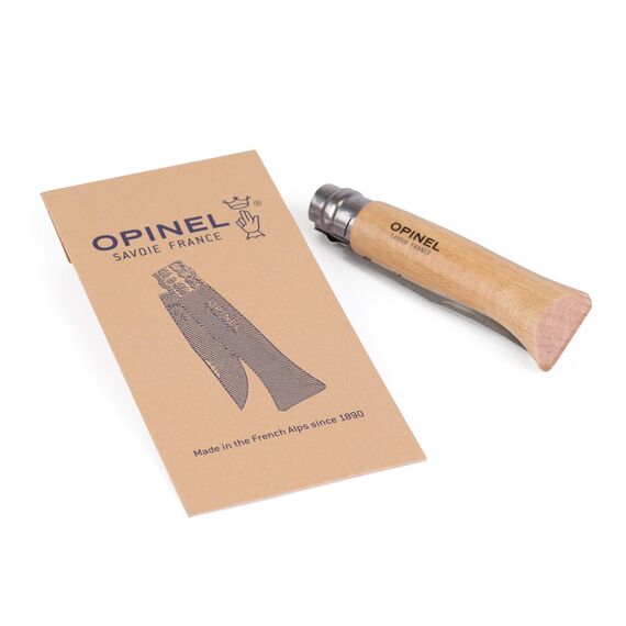 Opinel 04428 VRI N8 ZB5197919 – Messer aus Edelstahl mit Blocker, 8.5 cm