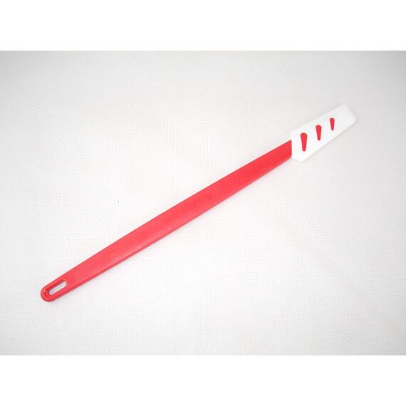 TUPPERWARE Griffbereit Kleiner Top-Schaber weiß-rot D78 Teigspachtel schmal 8272