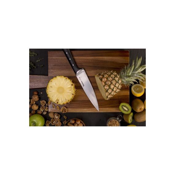 Tefal Ice Force 3-teiliges Messerset, Schälmesser 9cm, Chef-Messer 20cm, Universalmesser 11cm, deutscher Edelstahl, ergonomischer Griff, lang anhaltende Schneideleistung und Schärfe, schwarz, K2323S