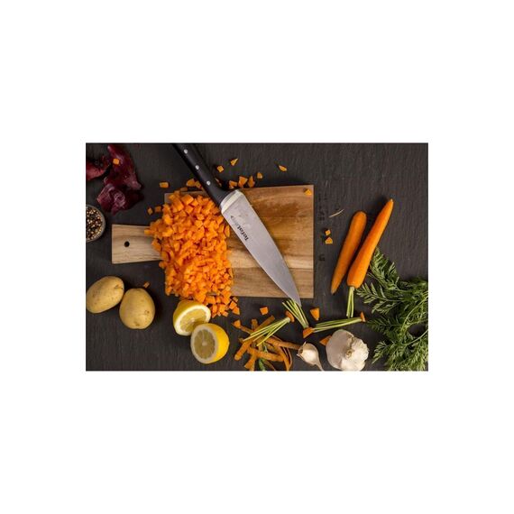 Tefal Ice Force 3-teiliges Messerset, Schälmesser 9cm, Chef-Messer 20cm, Universalmesser 11cm, deutscher Edelstahl, ergonomischer Griff, lang anhaltende Schneideleistung und Schärfe, schwarz, K2323S