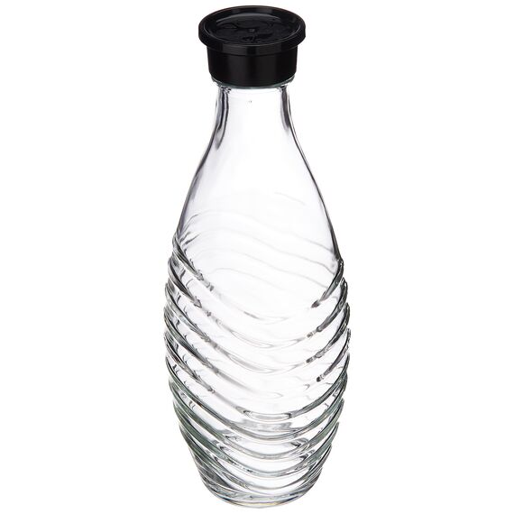 SodaStream 0,7L CRYSTAL Glaskaraffe | Spülmaschinenfest | Kompatibel mit Crystal & Penguin | elegantes Design | 2er-Pack, Glas