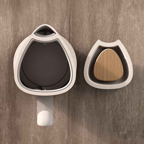 Philips HD9365/10 Conscious Collection Wasserkocher, biologischer, 100% recycelter Kunststoff, Nachhaltig, 2.200 Watt, 1,7 l Füllmenge, Crème