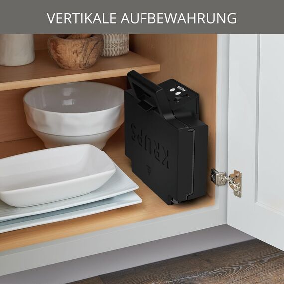 KRUPS FDK461 Sandwichmaker – Dreiecks-Sandwichtoasts, Keramik-Antihaftplatten, 850W, extra tiefe Form für leckere Gourmet-Sandwiches, schnelles Erhitzen, platzsparend, schwarz