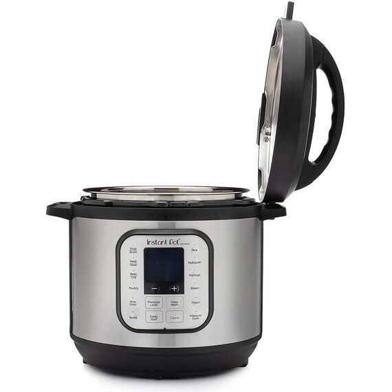 Instant Pot Duo Nova 7-in-1 Smart Cooker 10 L - Elektrischer Mehrzweck-Schnellkochtopf, Schongarer, Reiskocher, Sauteuse, Joghurtbereiter, Dampfgarer & Speisenwärmer, Edelstahl Silber