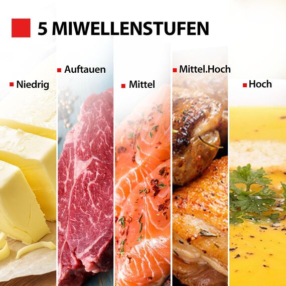 Toshiba MW2-AG23PF(BK) Mikrowelle / 3-in-1 Mikrowelle mit Grill & Kombi-Funktion/Freistehend / 23L / 900W / 1000W Grill/energiesparender ECO-Funktion/Drehteller mit Positionsspeicher/Schwarz