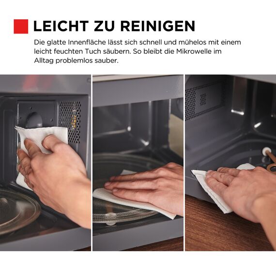 TOSHIBA Mikrowelle in spiegelndem Schwarz, 20 Liter, 800W, digitale Solo-Klein Mikrowelle mit 11 Leistungsstufen, 6 Automatikprogrammen, Express-Kochfunktion, Auftauen, Digitaldisplay, MW3-EM20PE(BM)