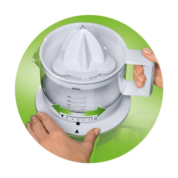 Braun Braun Tribute Collection CJ 3000 Zitruspresse (20 W, 0,35 l) weiß, 1 - pack