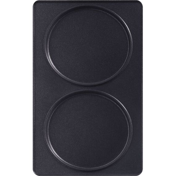 Tefal Snack Collection Platte Pfannkuchen Backblech Nummer 10, passend für Tefal SW85XX Snack Collection, praktische Aufbewahrungs-Box, inklusive Rezeptbuch, spülmaschinengeeignet, schwarz, XA8010