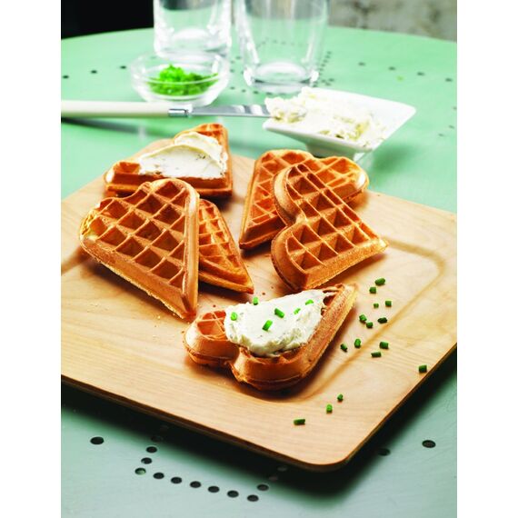 Tefal Platte Herzwaffeln Backform Nummer 6, passend für Tefal Snack Collection SW85XX, inklusive Rezeptbuch, praktische Aufbewahrungs-Box, spülmaschinengeeignet, schwarz, XA8006