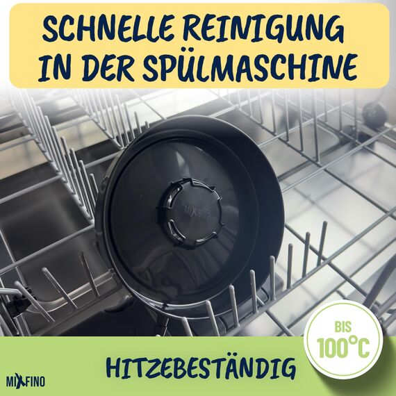 MixFino Dampfentsafter für Thermomix TM7 | Exklusives Entsafter Zubehör für große Mengen Obst & Gemüse aus deinem Garten | Saftkocher Aufsatz für Säfte, Gelee & Sirup | Made in Germany