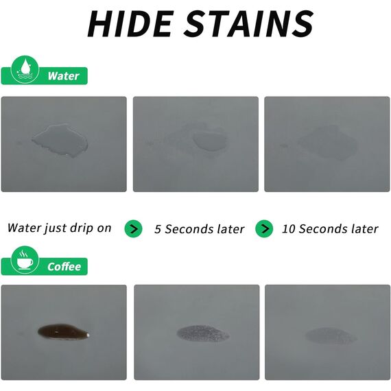 Pietuley Feuerfeste Unterlage 50 x 30cm Hitzebeständige Unterlage für Luftfritteuse, Hitzeschutzmatte, Heiße Pads für Küchentheke Hitzeschutz, Unter Kaffeemaschine Matten für Arbeitsplatte Schutz