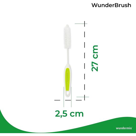 Wundermix - WunderBrush® Messerbürste für deine Küchenmaschine • Reinigungsbürste für Mixtopfmesser • Mixmesser Spülbürste