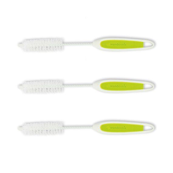 Wundermix - WunderBrush® Messerbürste für deine Küchenmaschine • Reinigungsbürste für Mixtopfmesser • Mixmesser Spülbürste • 3er Set