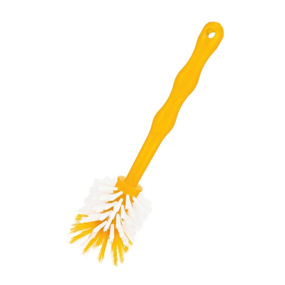 Wundermix - Mixtopf-Spülbürste für Deine Küchenmaschine (1 St.) • Reinigungsbürste für Mixtöpfe gängiger Küchenmaschinen • Robuste Bürste mit Nylon-Borsten • Spülbürste (Orange)
