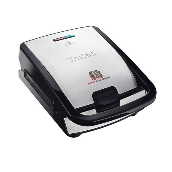 Tefal Snack Collection Sandwich- und Waffelmaker SW852D + Herzwaffel-Backplatten Nr. 6 XA8006 – 700 W, antihaftbeschichtet, erweiterbar, spülmaschinengeeignet, inkl. Rezeptheft & Aufbewahrungsbox