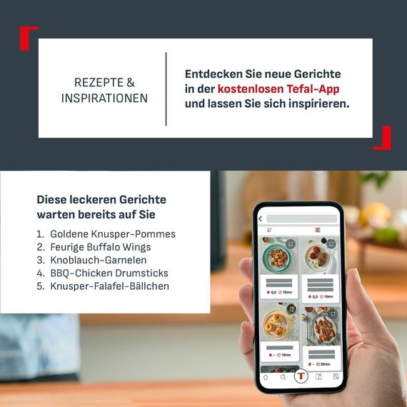 Tefal Dual Easy Fry Heißluftfritteuse 8,3 L – Airfryer mit 2 Kammern & XL-Schublade, 7 Programme, 2700 W, Extra-Crisp-Technologie, fettarm frittieren & energiesparend, spülmaschinenfest EY9018