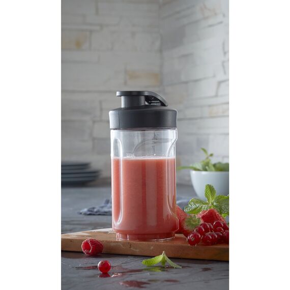 WMF Kult X Mix & Go / Küchenminis Smoothie Becher 300ml, Smoothie Flasche, Mixbehälter, Tritan-Kunststoff, bruchsicher
