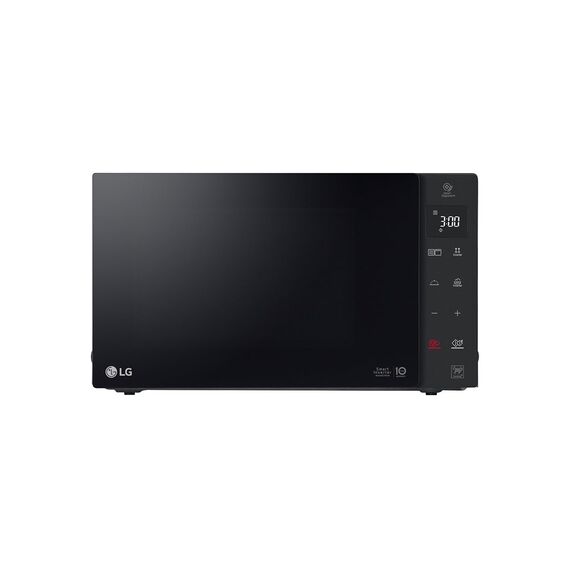 LG MH6535GDS Mikrowelle (25 L, 1000 W) mit Grill (LED-Display, Smart Inverter Technologie, pflegeleicht), Schwarz